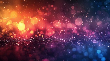 b'Colorful bokeh background with shiny lights'