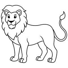 cartoon lion cartoon