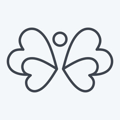 Icon Nature. related to Recycling symbol. line style. simple design illustration