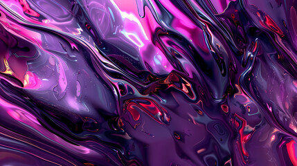 experimental fusion of purple and pink hues in a glass - obrazy, fototapety, plakaty