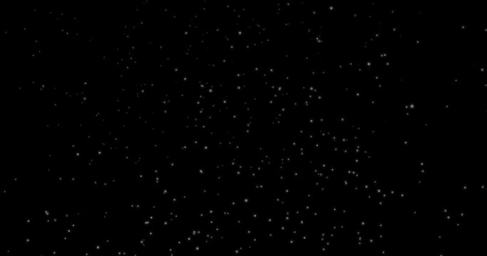 
4K Subtle dust particle background overlay realistic light dust effect in black. Air overlay small dust dirt flying shimmering real-like particles fairy fantasy transparent atmosphere overlay fx.
