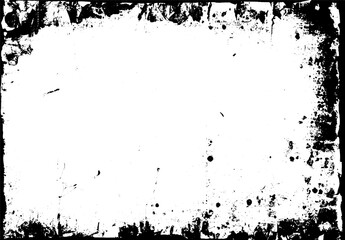Old worn overlay distressed uneven background. Rough, dirty, grainy design. Vintage grunge paper texture. Scratched or cracked vector illustration.	