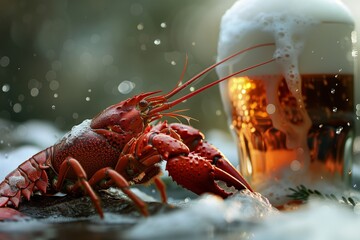 cancer and beer - obrazy, fototapety, plakaty