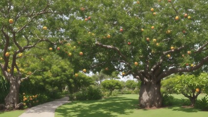 apple tree in spring