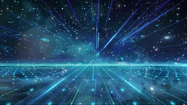 synthwave background dark retro futuristic backdrop. seamless looping overlay 4k virtual video animation background
