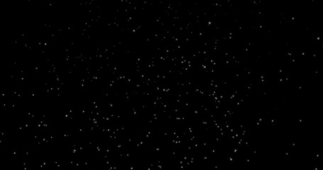 Subtle dust particle background overlay realistic light dust effect in black. Air overlay small dust dirt flying shimmering real-like particles fairy fantasy transparent atmosphere overlay fx.