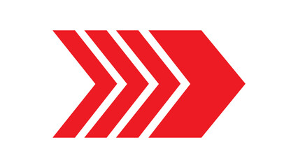 Arrow Right Icon Design Illustration.
