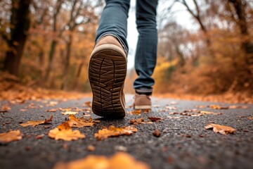 Walking footwear autumn shoe.