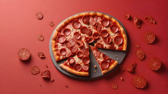 Awesome food scene template with delicious