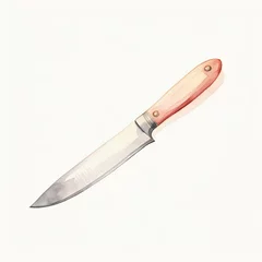 Fotobehang Paring knife, sharp paring knife © kamon