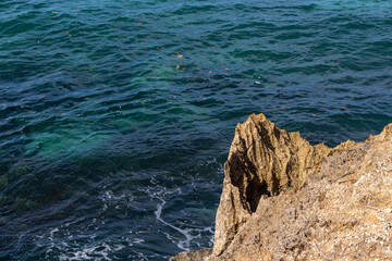 A Cliff in manzanillo beach Costa Rica