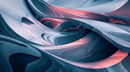 Modern abstract cover with sharp lines and soft curves for magazines