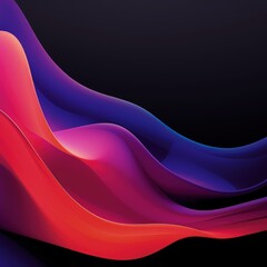 colorful gradient waves abstract background