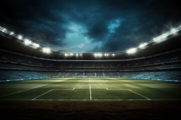 Stadium in lights football stadium sports