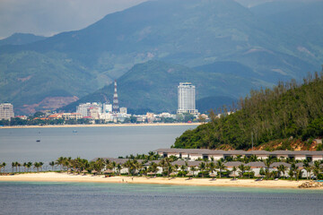 Beautiful Sea Coast Resort With City View In Nha Trang City, Vietnam.