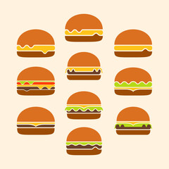 HAMBURGER ,BURGER LINE,BURGER