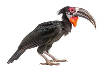 Obraz premium Ground Hornbill Isolated