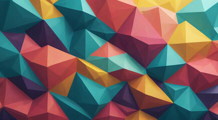 Obraz premium The Art of Polygons: Crafting Beauty in Geometry 
