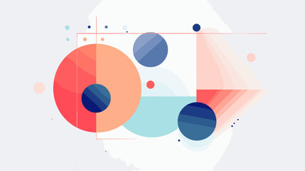 Obraz premium Concept vector illustration of presentation background.