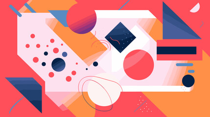 Concept vector illustration of presentation background.