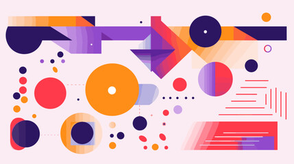 Concept vector illustration of presentation background.