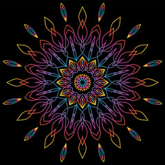 mandala art for template background