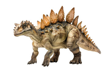 Fototapeta premium Stegosaurus Child Isolated