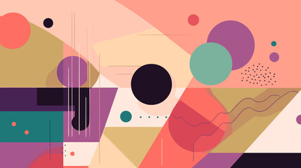 Concept vector illustration of presentation background.