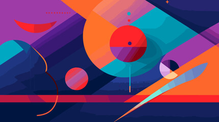 Concept vector illustration of presentation background.