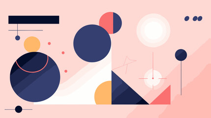 Concept vector illustration of presentation background.