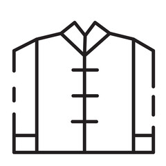 Fashion Male Shirt Line Icon