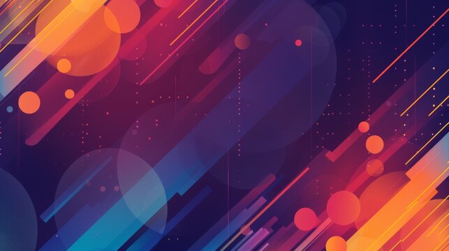 abstract background with squares, technology, modern, blue, graphics, background, Generative Ai.