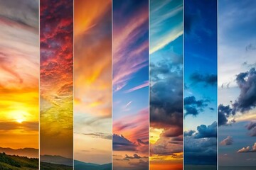 Abstract Sky background