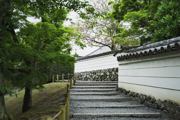 Cobblestone streets unique to Japan
