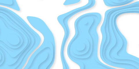 Papercut layers in gradient texture vector banner. Abstract paper cut art background design for website template. 