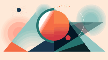 Concept vector illustration of presentation background.