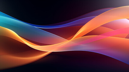 Naklejka premium Abstract background of moving lines