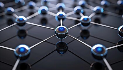 Network hubs connecting different nodes