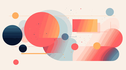 Obraz premium Concept vector illustration of presentation background.