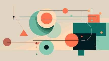 Obraz premium Concept vector illustration of presentation background.