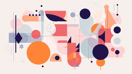 Obraz premium Concept vector illustration of presentation background.