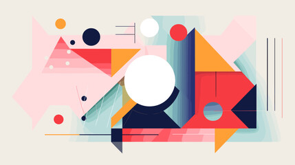 Concept vector illustration of presentation background.