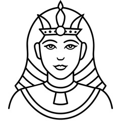 Beautiful -cleopatra-asp-crown-illustration- Vector - Vector art - Vector illustration - Vector design - Latest Vector - Ultimate Vector - Premium Vector - Vector pro - Premium illustration