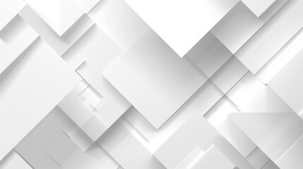 Obraz premium Abstract square shape with futuristic concept white background.