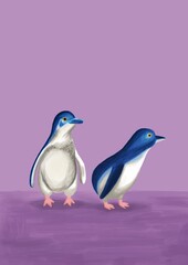 Naklejka premium penguin