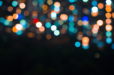 This is a beautiful spot formed by the use of a Leica camera to capture street lights at night and blur them.
