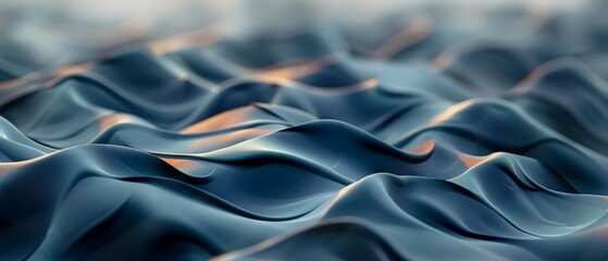 3d rendering of abstract wave pattern