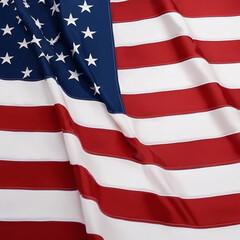 United Of American Wavy Flag