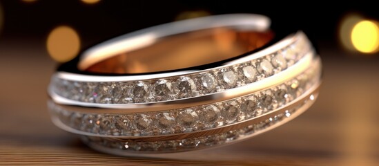 beautiful jewelry, close-up view of fancy rings, gems, diamonds