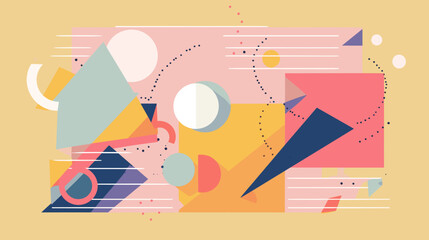 Concept vector illustration of presentation background.